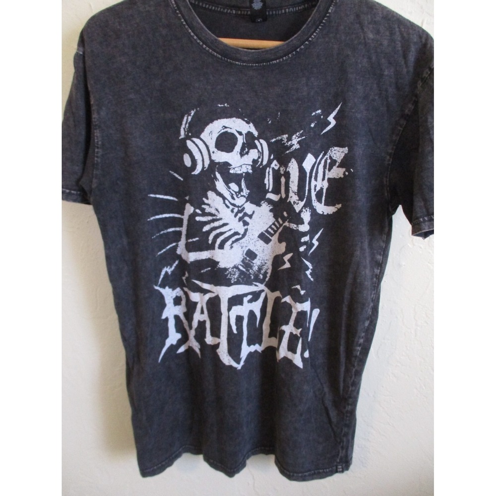 Live Rattle Open The Grave T Shirt Size Medium